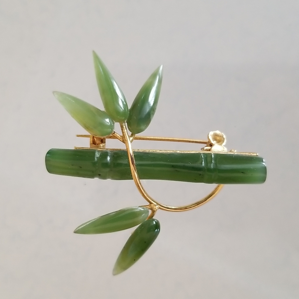Vintage Jade Brooch